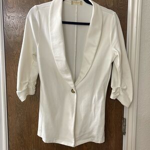 Elegant White Women's Jacket